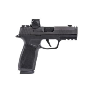 Sig Sauer P365X Macro Comp Handgun 9mm Luger 17rd magazines (2) 3.1" Barrel Black with Romeo-X Red Dot