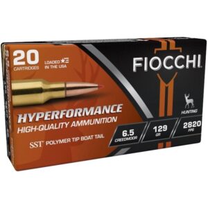 Fiocchi Extrema Rifle Ammunition 6.5 Creedmoor 129gr SST 20/ct