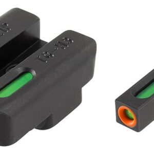 Truglo TFX Pro Tritium/Fiber-Optic Day/Night Sights Fit CZ 75 Series (Most Models) - Front Orange/Green Rear