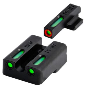 Truglo TFX Pro Handgun Sights for Canik TP9 Set Green with Orange Front Green Rear