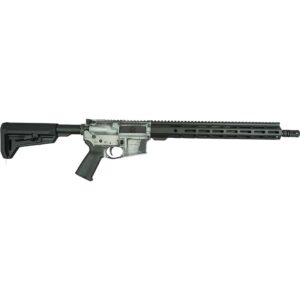 Shark Coast Trump 2.0 AR-15 Rifle w/SCC Lower 5.56 30rd Magazine 16" Barrel Distressed Silver Black