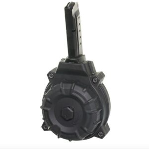 Promag S&W Shield Magazine 9mm Black Polymer Drum - 50/rd