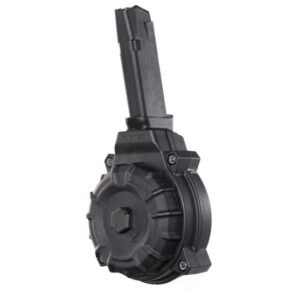Promag Handgun Magazine for Glock 48/43X Black Polymer Drum 9mm Luger 50/rd