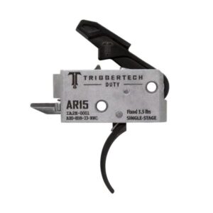 TriggerTech AR-15 Duty Trigger Single-Stage 3.5 lb Curved Black