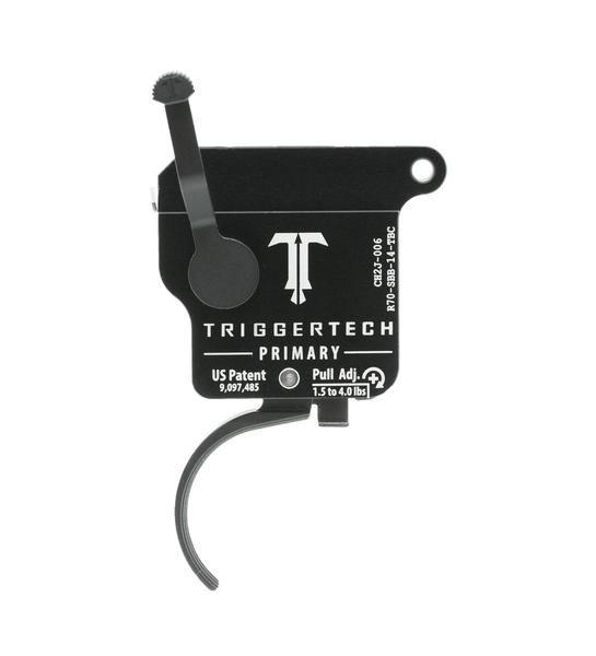 TriggerTech Rem 700 Primary Curved Trigger Single Stage Black/Black