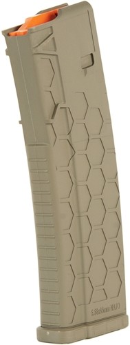 HEXMAG MAGAZINE AR-15 5.56X45 - 10RD FDE POLYMER SERIES 2 - Image 3
