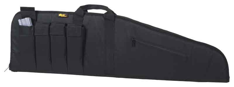 US PEACEKEEPER 45" MSR CASE BL - 4 MAG POUCHES 600 DENIER BLACK - Image 2