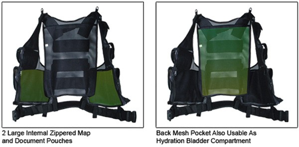 UTG TACTICAL VEST V547 BLACK - LAW ENFORCEMENT - Image 2