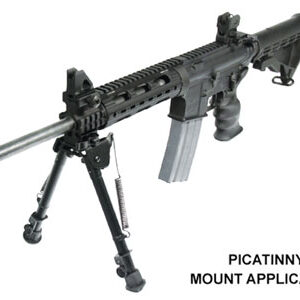 UTG BIPOD TACTICAL OP 8-12.4" - PICATINNY MOUNT W/STUD ADAPTER