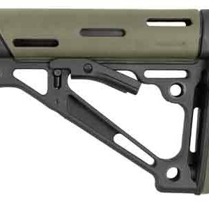 HOGUE AR-15 COLLAPSIBLE STOCK - OD GREEN RUBBER MIL-SPEC