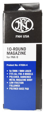 FN MAGAZINE FNX-9 9MM 10RD - BLACK STEEL - Image 2