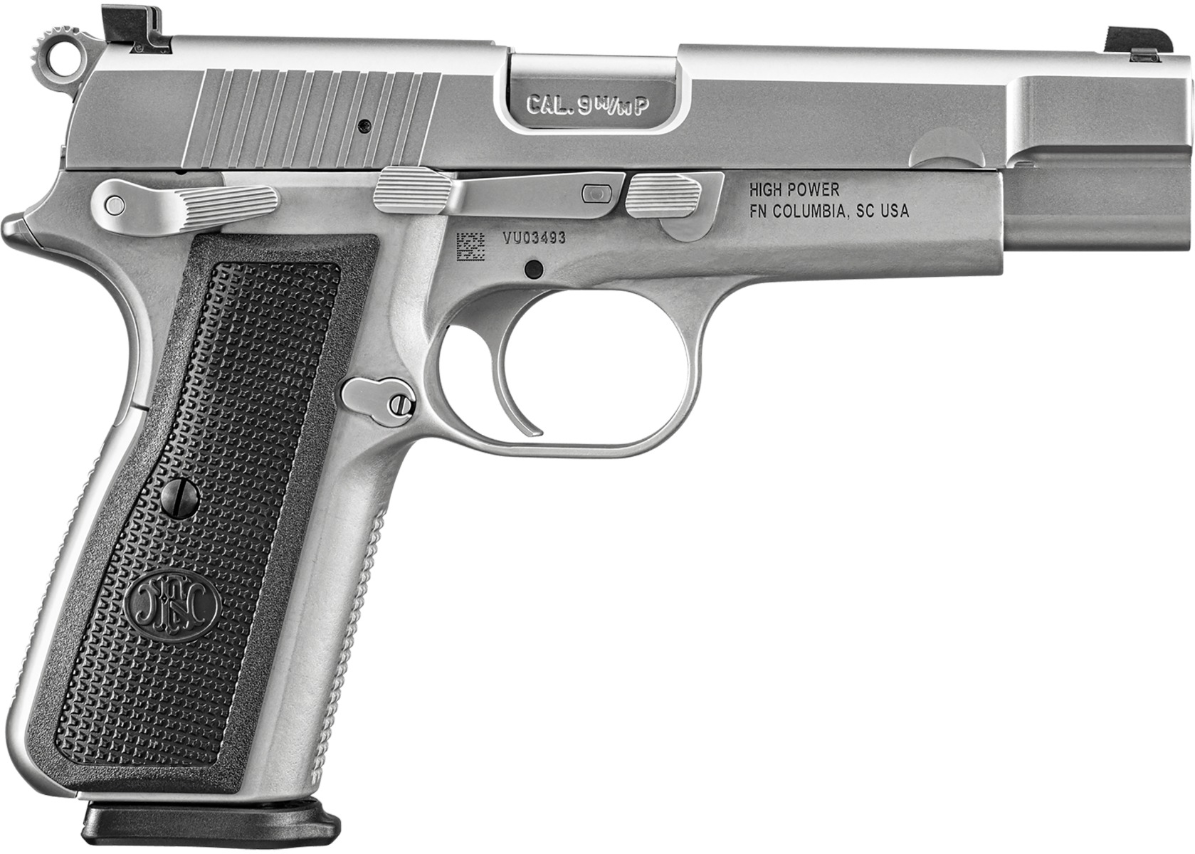 FNM HIGH PWR 9MM DA SS 10RD