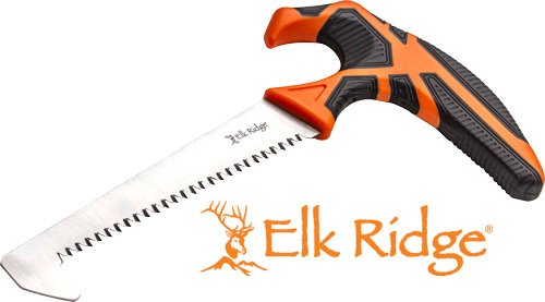 MC ELK RIDGE TREK 5" T-HANDLE - SAW WITH SHEATH BLK/ORG/SS - Image 2