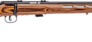 SAVAGE MARK II-BTV 22LR 21"< - HB ACCU TRIG BL/BRN LAM T-HOLE
