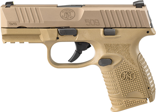 FN 509 COMPACT 9MM LUGER - 2-10RD FDE