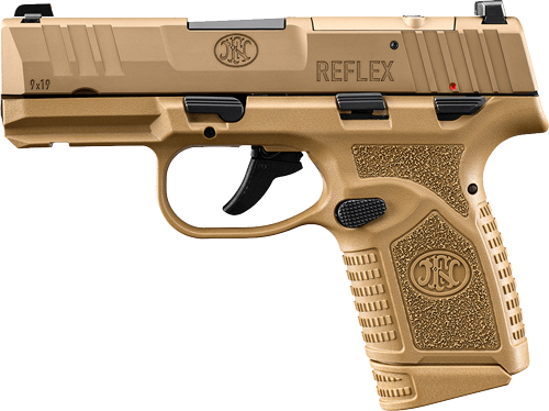 FN REFLEX MRD 9MM LUGER - 1-11RD 1-15RD FDE SAFETY - Image 2