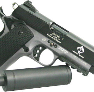 GERMAN SPORT 1911 AD-OPS 22LR - 5" BLACK/GREY 10RD W/RAIL