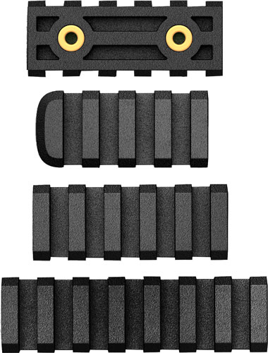 AB ARMS RAIL COMBO PACK LTF - 7/5/4 SLOT RAILS BLACK
