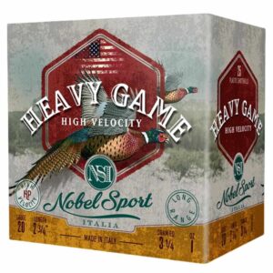 Nobel Sport Heavy Game High Velocity Shotshell  20ga 2-3/4" 1oz 1330 fps #8 25/ct