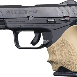 Hogue HandAll Beavertail Grip Sleeve Ruger Security 9 Compact - FDE