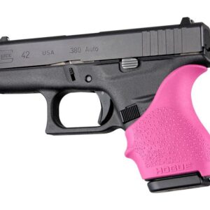 Hogue HandAll Beaver Tail Grip Sleeve Glock 42 43 Pink