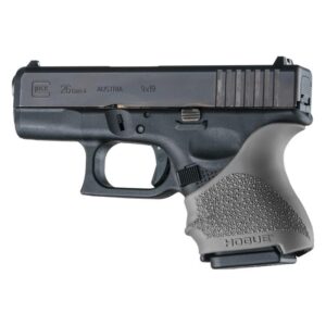 Hogue HandAll Beavertail Handgun Grip Sleeve for Glock 26/27 Slate Grey