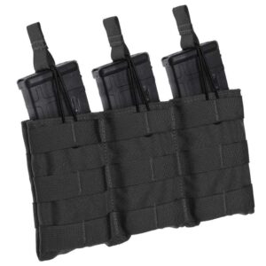 TacShield Triple Speed Load Rifle Molle Pouch-Black