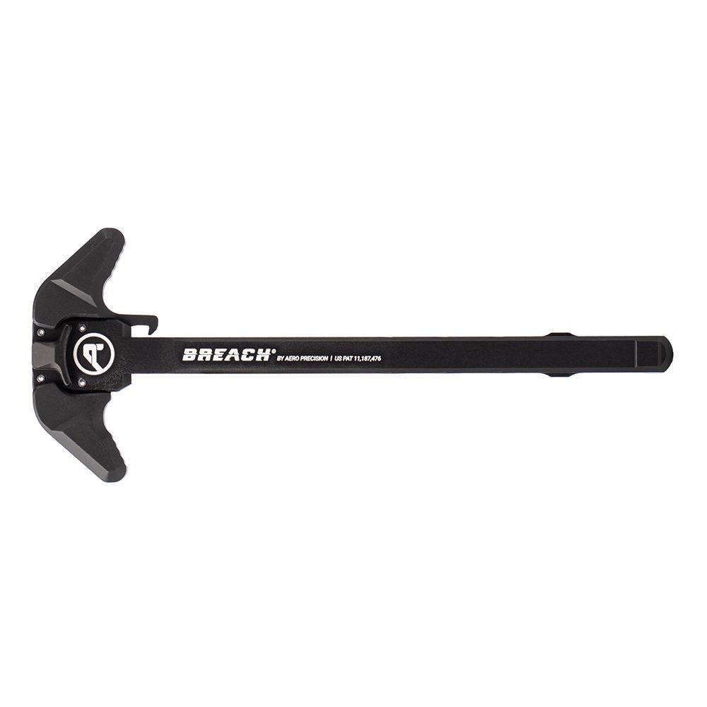 Aero Precision AR15 Breach Ambi Charging Handle with Small Lever Black