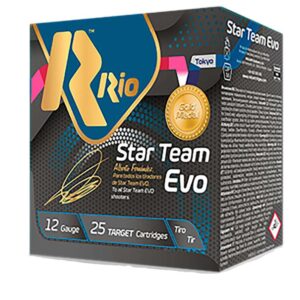 Rio Star Team Evo Spreader 28 Shotshells 12ga 2-1/2" 1oz 1250 fps #8.5 25/ct