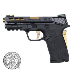 S&W Performance Center M&P 380 SHIELD EZ M2.0 Handgun .380 Auto 8rd Magazine 3.8" Gold Ported Barrel