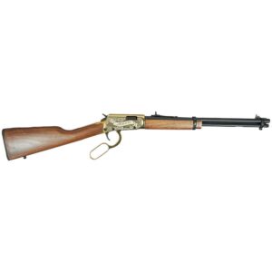 Rossi Rio Bravo "Doc Holiday" Lever Action Rifle 22 LR 15rd Capacity 18" Barrel Gold Finish/Hardwood Stock
