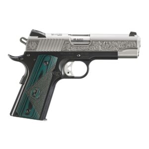 Ruger SR1911 "271 Cardwell Rd." Street Edition Handgun 45 Auto 7rd Magazines(2) 4.25" Barrel Engraved Frame G10 Grips