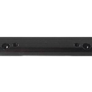 Weaver Detachable Side Mount Aluminum Scope Base - Matte Black - #2 - Krag