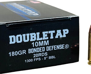 DOUBLETAP 10MM 180GR JHP - BONDED DEFENSE 20RD 50BX/CS
