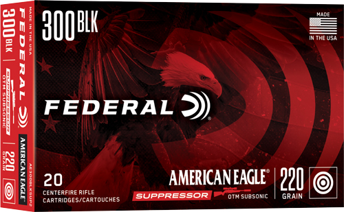 FEDERAL AE 300 AAC 220GR - OTM SUBSONIC 20RD 25BX/CS