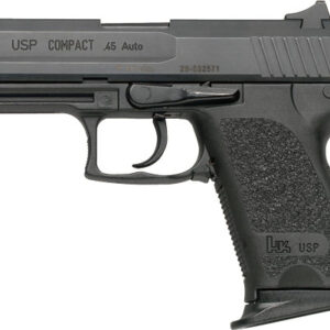 HK USP45 COMPACT V7 DAO 45ACP - 3.94" BBL 2-8RD BLACK
