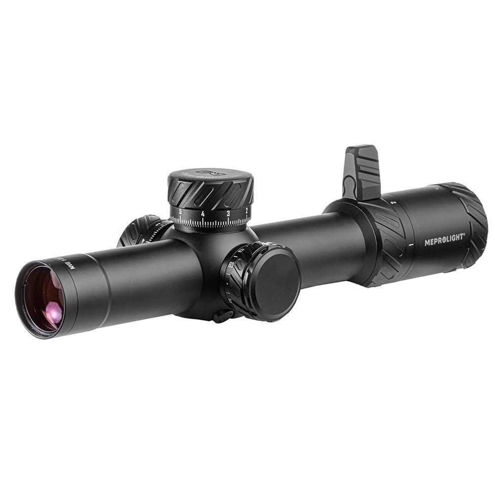 Meprolight MVO Rifle Scope 1-8x28 34mm FFP M1 MRAD Illum Black