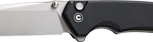 CIVIVI KNIFE BRAZEN 3.46" - BLACK G-10/STONEWASH BUTTON LK
