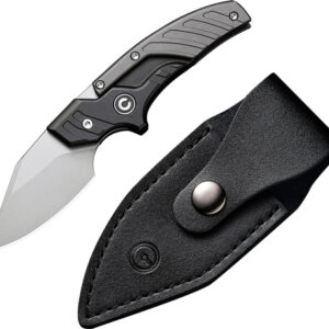 CIVIVI KNIFE TYPHOEUS 2.27" - BLACK/GRAY ALUMINUM/STONEWASH