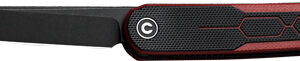 CIVIVI KNIFE KWAIQ 2.97" - BURGANDY-BLACK/BLACK STONEWASH