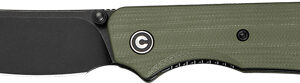 CIVIVI KNIFE CRABBY 2.7" G-10 - OD GREEN BLACK STONEWASH