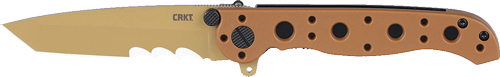 CRKT M16-10DZ 3" HALF SERRATED - TAN/TAN TANTO D2 - Image 2