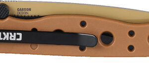 CRKT M16-10DZ 3" HALF SERRATED - TAN/TAN TANTO D2