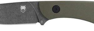COBRATEC D2 SKINNER 3.75" FULL - TANG OD GREEN G10 W/KYDEX SHTH