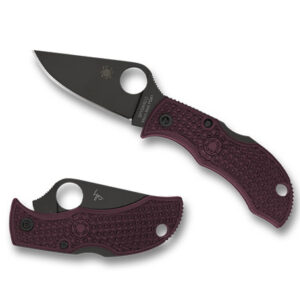 SPYDERCO MANBUG LW BLK/BURG