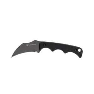 Smith & Wesson H.R.T. Karambit Neck Fixed Knife 2" Cleaver Blade Black with Nylon Sheath Blister