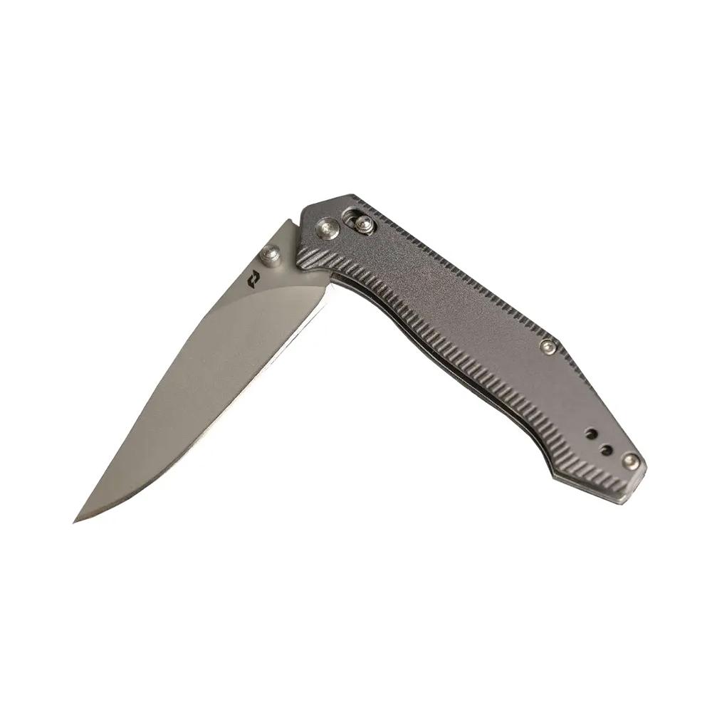 Schrade Turnkey Pivot Folding Knife 3-2/5" Drop Point Blade Grey