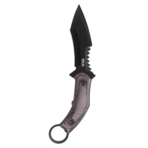 SOG Knives Phantom Edge Fixed Knife 4-3/4 Tanto Blade Black
