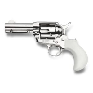 Taylor & Co TC9 1873 Single Action Handgun 9mm Luger 6rd Capacity 3.5" Barrel Nickle Flattop Birdshead Ivory Grip