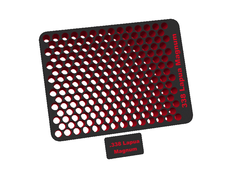 apache 2800 338 lapua ammo storage insert